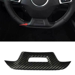 Dry Carbon Fiber Steering Wheel U Type Cover Trim For Chevrolet Camaro 2016-2020 - Picture 1 of 5