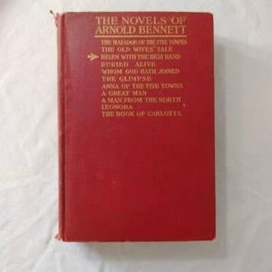 novels of Arnold bennett helen with the high hand 1911 Red Cover - Picture 1 of 17