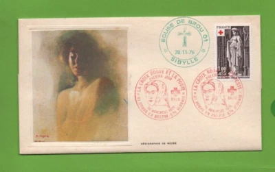 FDC 1976 - Cross Red - Church Of Husk - Sybylle Cimmerienne ( Ref. 8237) - Image 1 of 2
