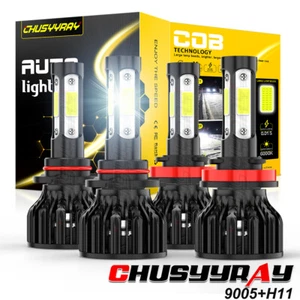 For Scion FR-S 2013-2016 4pc 6000K LED Headlight High Low Beam Bulb Combo Kit - Bild 1 von 12