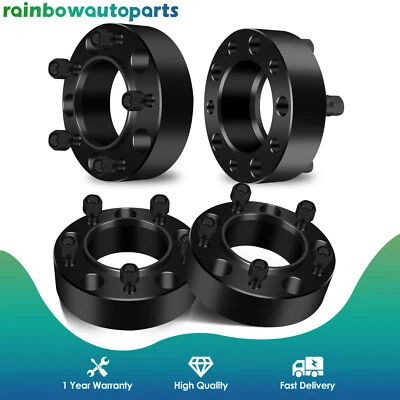 4 piezas espaciadores de rueda centrados en el cubo 2" 5x150 para Toyota Tundra Sequoia Lexus LX470 Foto 1 de 4