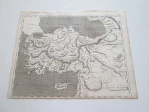 1806 CADELL AND DAVIES ATLAS MAP, "ASIA MINOR" - Picture 1 of 2