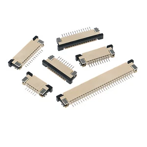 FFC/FPC Kabel Stecker Neigung 1.0mm oben/unten/Clamshell Kontakt Sockets 4P-32P - Picture 1 of 56