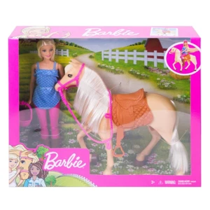 New- Mattel Barbie Doll And white Horse - In Decro Window Box - Picture 1 of 3