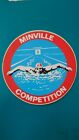 Autocollant sticker vintage Minville Competion natation