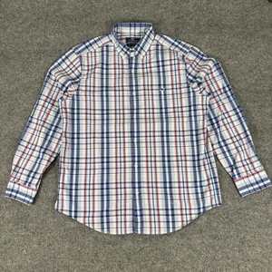 Vineyard Vines klassische Passform Tucker Hemd Herren Größe Large kariert BLEICHPUNKTE - Bild 1 von 9