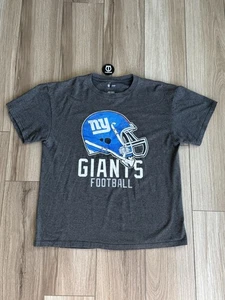 New York Giants NFL Team Apparel Men’s Helmet Graphic Short Sleeve T-Shirt Large - Picture 1 of 5