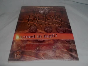 AD&D PLANESCAPE - EL MANIFIESTO DE FACTOL (RARO 1995 PRIMERA IMPRESIÓN/SELLADO/¡COMO NUEVO!!) - Imagen 1 de 8