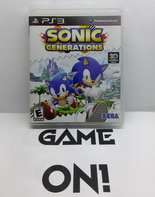 Sonic Generations (PlayStation 3, 2011) Complete w/ Manual - Fast Free Ship - Image 1 of 4