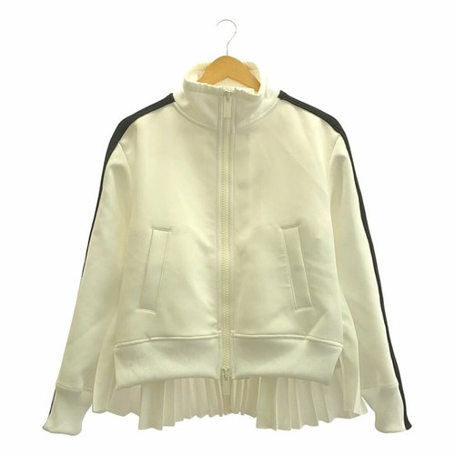 Sacai Sakai 2024SS Giacca Blusa Maglia Tecnica 1 Bianco Nero Usato0