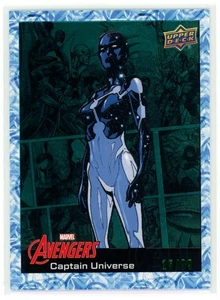 Captain Universe 2024 Cubierta Superior Marvel Avengers Luz FX Verde #50 15/99 - Imagen 1 de 2