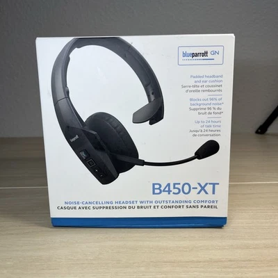 Blue Parrot B450-XT 204270 Bluetooth Wireless Trucker Cell Phone Headset Parrott - Image 1 of 4