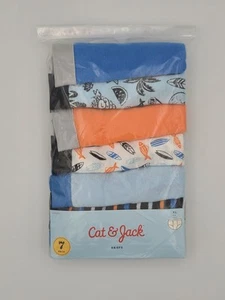 Cat & Jack Boy's 7-Pack Briefs 100% Cotton Sz XL (14) - Picture 1 of 4