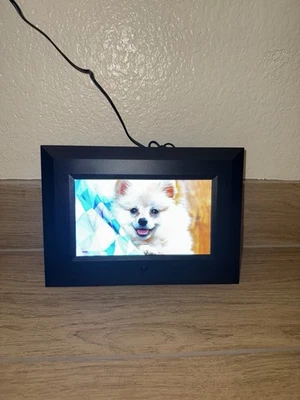 Sungale 7" slideshow Digital Photo Picture Frame Black -new - Image 1 of 4