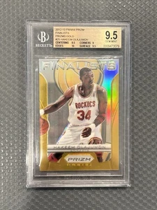 2012 Prizm Finalists GOLD Hakeem Olajuwon /10 BGS 9.5 GEM MINT Rockets HOF - Picture 1 of 2