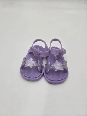 Mini Melissa Star Purple Toddler Sandals Size 5 - Image 1 of 4