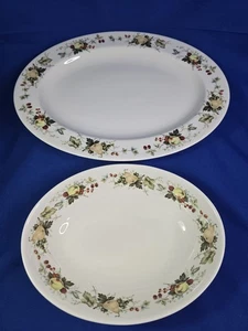Vintage Royal Doulton Fine China Miramont Platte (131/8 Zoll) Servierschale (91/4 Zoll) - Bild 1 von 14