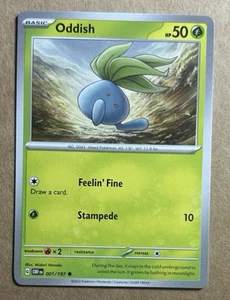 Pokemon Obsidian Flames Oddish 001/197 - Picture 1 of 1