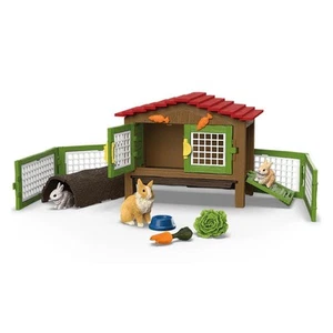 SCHLEICH Rabbit Hutch - 42728 - FARM TOY / ANIMAL - Picture 1 of 6
