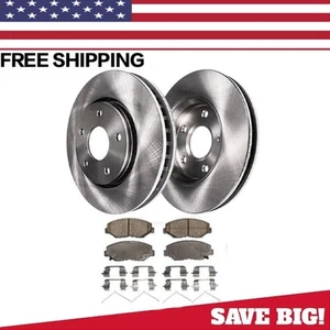 For HONDA CR-V 2005 - 2006 All Models Front Disc Rotors Ceramic Brake Pads - Picture 1 of 4