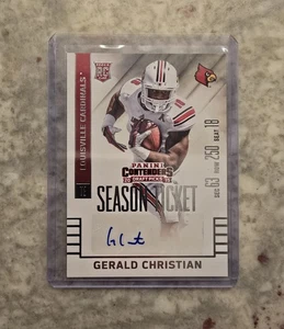 Gerald Christian 2015 Panini Contenders Draft Picks Rookie Auto #187 - Picture 1 of 2