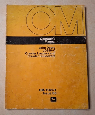 Cargadoras sobre orugas manuales John Deere JD350-C Bulldozers OM-T56371 de colección Foto 1 de 4