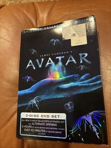 Avatar Extended Collector's Edition DVD 3 Disc Set James Cameron  Complete EUC - Picture 1 of 15