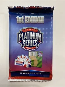 MLB Platinum Series Baseball Cards 1st Edition Booster Pack New! - Bild 1 von 2