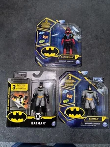 DC Spin Master Collect lot 3x lot Batman Batwoman The caped crusader surprise - Picture 1 of 5
