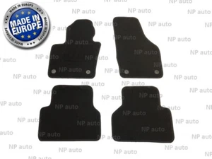 NEW LHD CAR FLOOR MATS FOR AUDI Q3 8U 2011-2018 VELOUR CARPET LINERS RUGS BLACK - Picture 1 of 7
