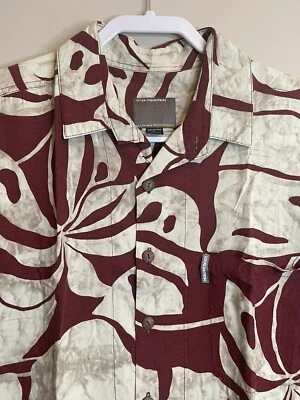 Local Motion Sz L Aloha Shirt 100% Rayon Lg Floral Print VG Condition - Image 1 of 4
