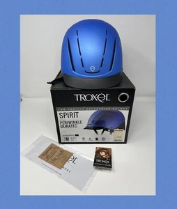 Troxel Low Profile Reithelm Periwinkle Duratec s/Med 22-23-1/8 7-7 3/8 - Bild 1 von 14
