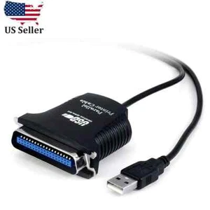 Brand New USB to Parallel IEEE 1284 36 Pin Printer Cable Adapter for Windows 7 8 - Picture 1 of 2