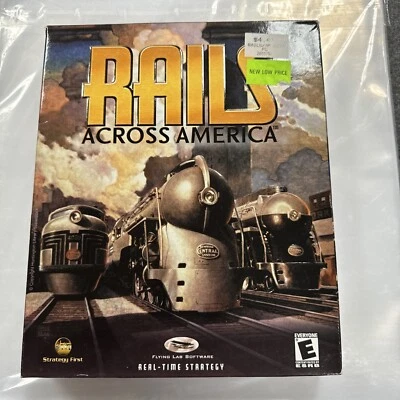 Rails Across America (PC, 2001)  Sealed Big Box New - Image 1 of 2