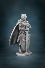 1/32 Knight Teutonic Order Metal Action Figures Medieval Tin Toy Soldiers 54mm