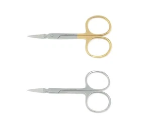 Pequeñas tijeras de bordar de precisión de acero inoxidable estilo flecha punta afilada 3,5" - Imagen 1 de 5