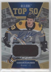 2019 Upper Deck Allure Top 50 Jersey /25 Karson Kuhlman #T50-35 Rookie Auto RC