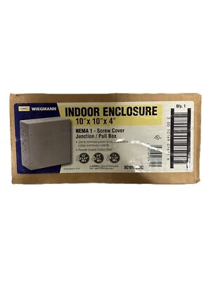 HUBBELL Hubbel Wiegmann SC101004RC Indoor Enclosure Screw Cover Junction/Pull Box