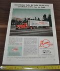 1948 Brown Trailer Truck Ad Vans West Coast Peterbilt Tractor Felt Gaskets