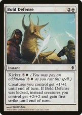 1x FOIL Bold Defense ZEN No003 Magic MTG English NM/Unplay common C card X1