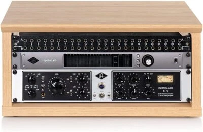 Gator Frameworks Elite Furniture Series 4U Wood Desktop Studio Rack; Maple