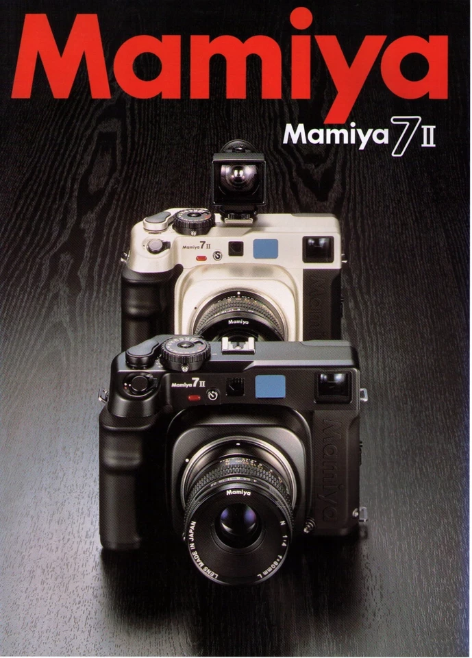 (((FRENCH LANGUAGE)))  MAMIYA 7 II CATALOG/BROCHURE (ORIGINAL PRINT JAPAN) - Image 1 of 1
