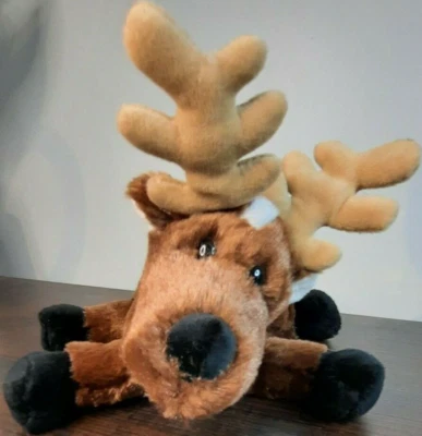 Ganz Webkinz Plush Reindeer Brown Moose Caribou Stuffed Animal Toy - Image 1 of 4