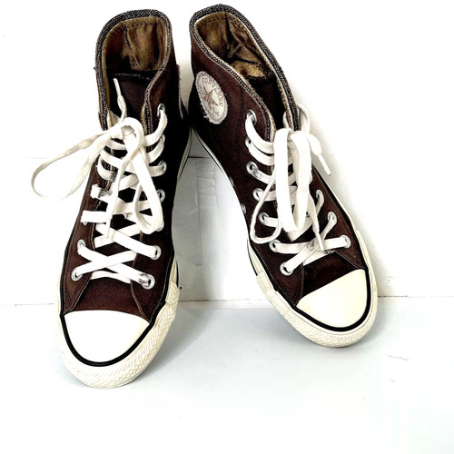 Converse donna Chuck Taylor alte doppio strato Converse taglia 6 marrone