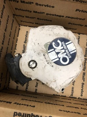 OMC Electric Shift Exhaust Housing Cover 382463 980758 - Image 1 of 4