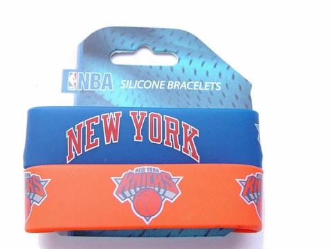 New York Knicks 2-pc Bracelets    Bold Graphics Cover