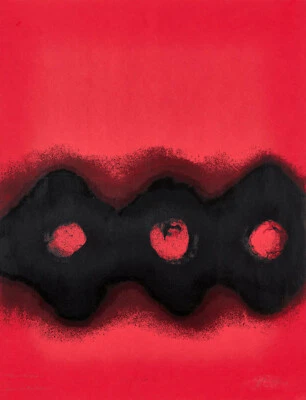 Otto Piene handsigniert & bezeichnet "Vague obscure" Unikat - Bild 1 von 4