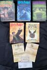 Harry Potter 4, 5, 6, 7 Hardcover Erstausgabe 5 Buch Lot J.K. Rowling