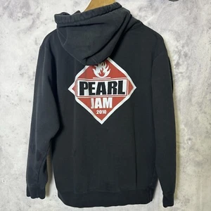 Pearl Jam 2010 Tour Sweatshirt Erwachsene Small schwarz Hoodie mit durchgehendem Reißverschluss - Bild 1 von 9