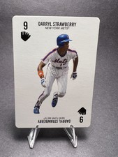 Darryl Strawberry 2020 TOPPS 52-CARD BASEBALL GAME by Kenny Mayne - Mets - 9